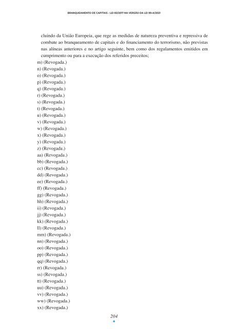 Ebook Branqueamento de Capitais