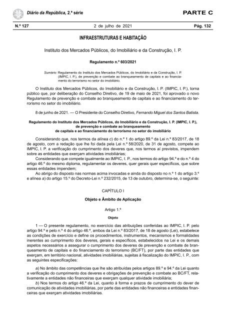 Ebook Branqueamento de Capitais