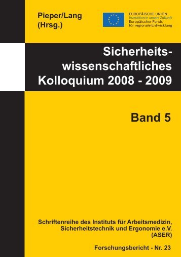 Sicherheits- wissenschaftliches Kolloquium 2008 - und ...