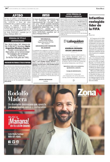 Listín Diario 17-03-2023
