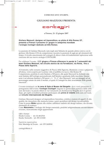 Contagiri - Giuliano Mazzuoli