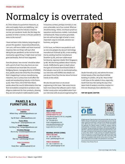 Panels & Furniture Asia March/April 2023