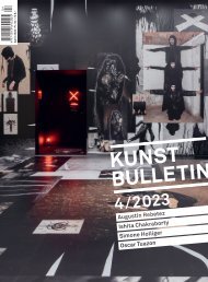 Kunstbulletin April 2023