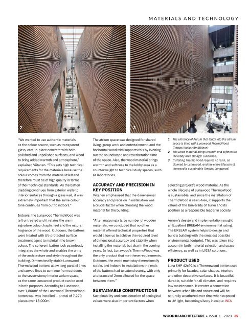 Wood In Architecture Issue 1, 2023