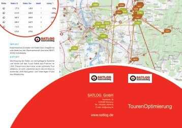 SATLOG Tourenoptimierung