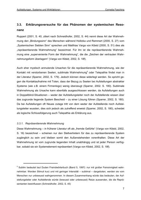 DIPLOMARBEIT - Österreichisches forum Systemaufstellungen