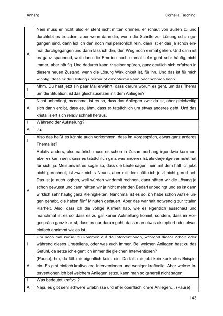 DIPLOMARBEIT - Österreichisches forum Systemaufstellungen