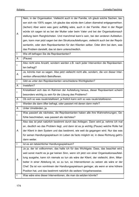 DIPLOMARBEIT - Österreichisches forum Systemaufstellungen