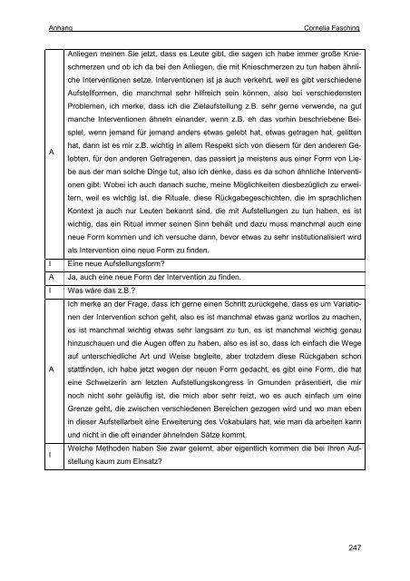 DIPLOMARBEIT - Österreichisches forum Systemaufstellungen