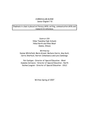 Special Education Curriculum
