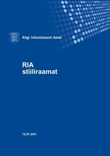 Siia tuleb suur pealkiri - Riigi Infosüsteemi Amet