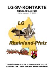 LG-SV-KONTAKTE - Landesgruppe Rheinland-Pfalz