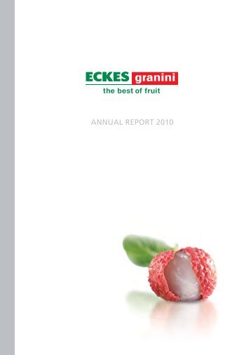 ANNUAL REPORT 2010 - Eckes-Granini Group