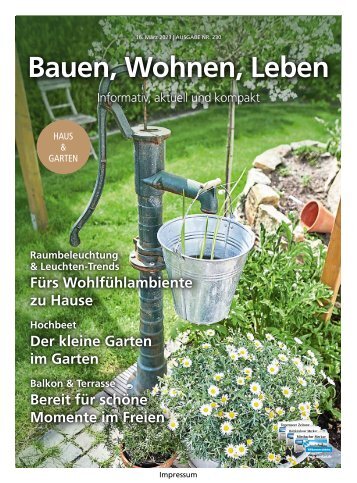 Bauen, Wohnen, Leben Tegernsee – März 2023: Trends und Tipps für Ihr Zuhause