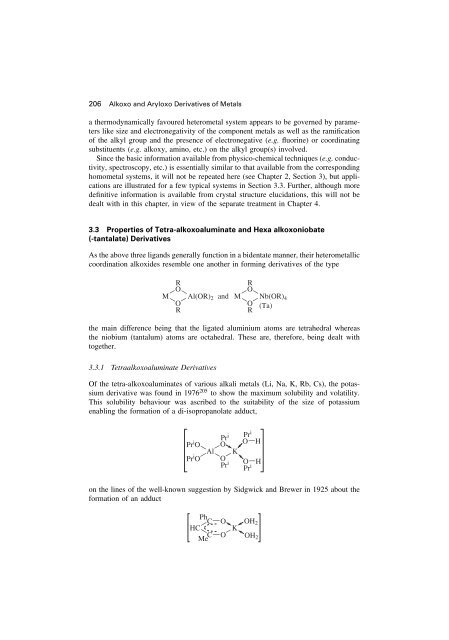 2 Homometallic Alkoxides