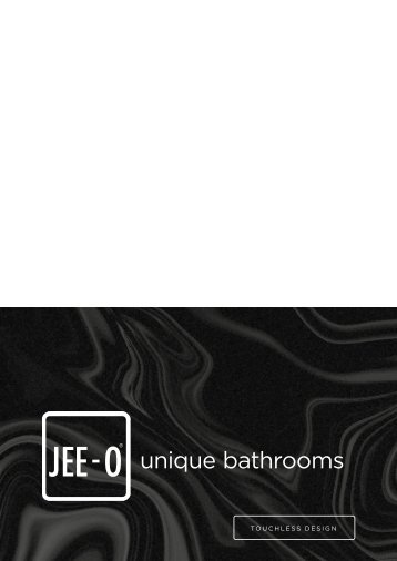 JEE-O unique bathrooms - touchless series