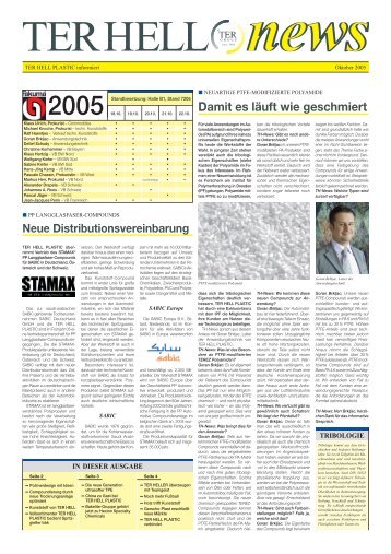 Neue Distributionsvereinbarung - TER HELL Plastic GmbH