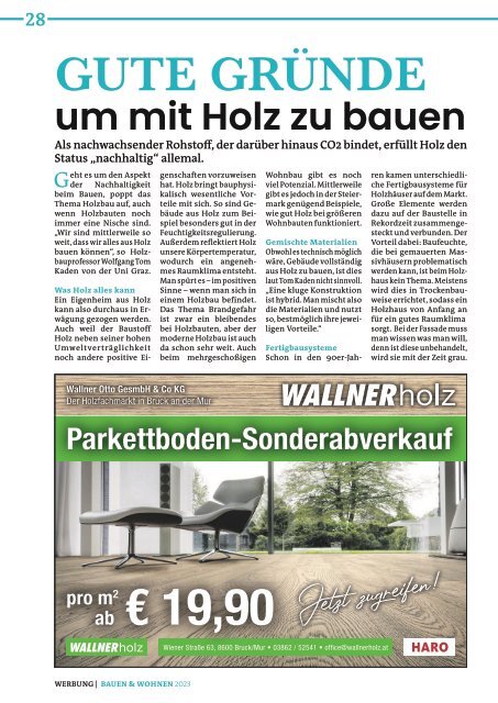 Bauen und Wohnen Magazin 2023_Bruck