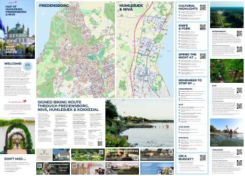 Map of Fredensborg, Humlebæk, Nivå and North Sealand