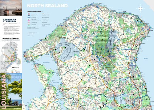 Map of Fredensborg, Humlebæk, Nivå and North Sealand