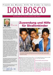 Projekt des Monats: Hilfe für Kinder in Indien - Don Bosco Mission