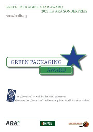 Green Packaging Star Award 2023