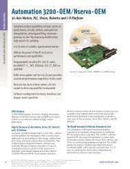 A3200-OEM_Nservo–OEM_11 Motion Controllers.qxd - Aerotech Inc.