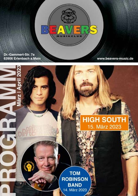 Programmheft Beavers NEU - März - April - 2023