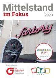 MITTELSTAND im Fokus Zoho 2023