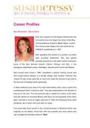 Career Profiles - Susan Cressy