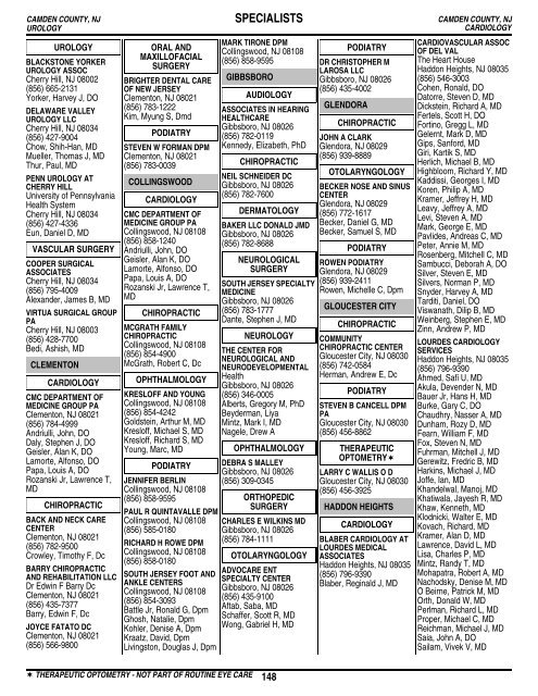 Table of Contents - Amerihealth Medicare