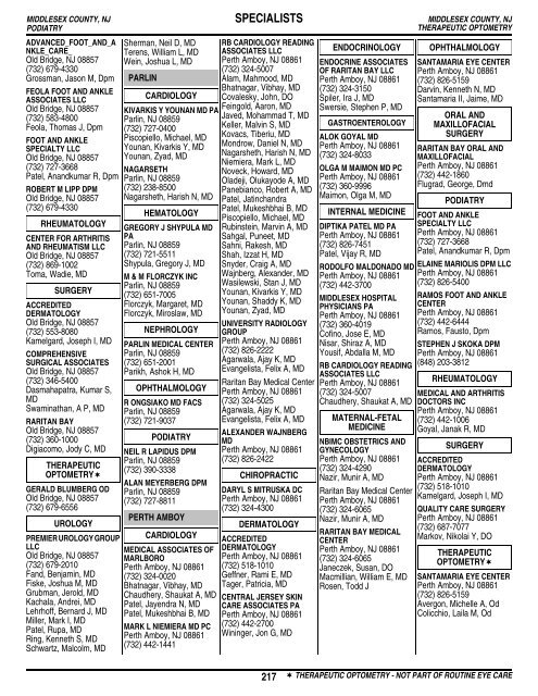 Table of Contents - Amerihealth Medicare