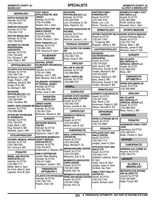 Table of Contents - Amerihealth Medicare