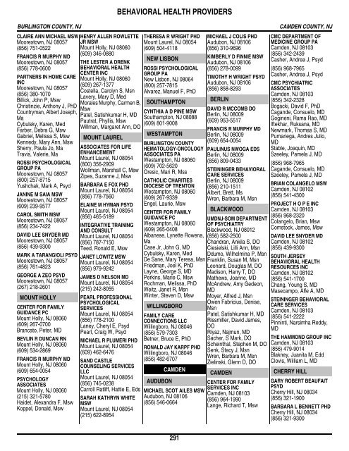 Table of Contents - Amerihealth Medicare