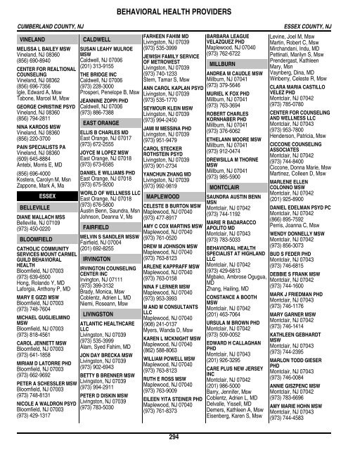 Table of Contents - Amerihealth Medicare