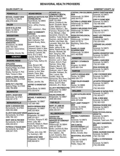 Table of Contents - Amerihealth Medicare