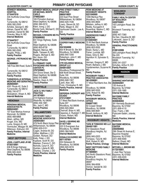 Table of Contents - Amerihealth Medicare