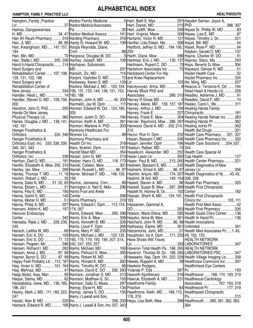 Table of Contents - Amerihealth Medicare