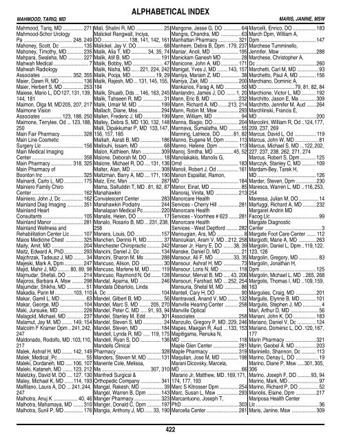 Table of Contents - Amerihealth Medicare