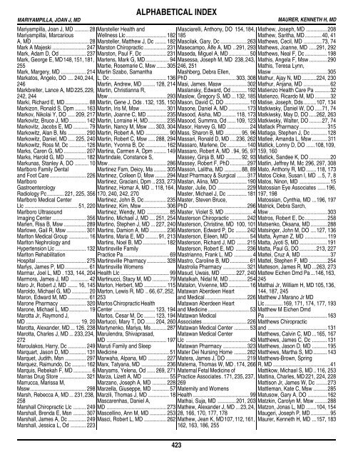 Table of Contents - Amerihealth Medicare