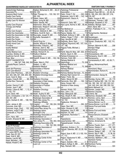 Table of Contents - Amerihealth Medicare