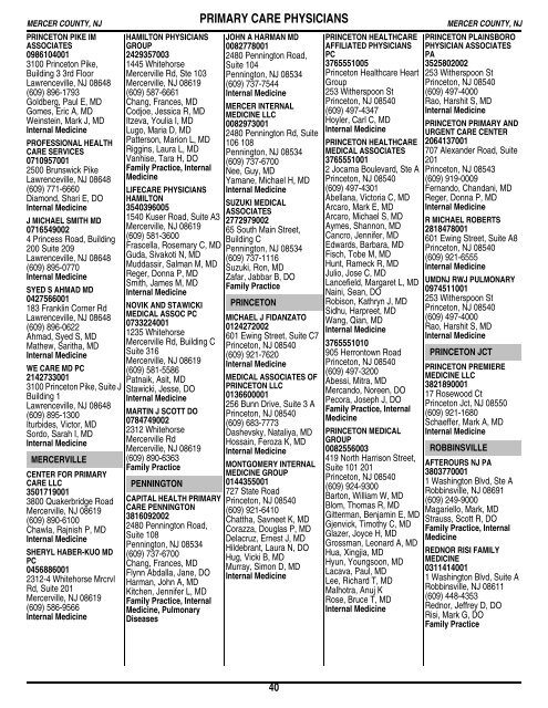 Table of Contents - Amerihealth Medicare