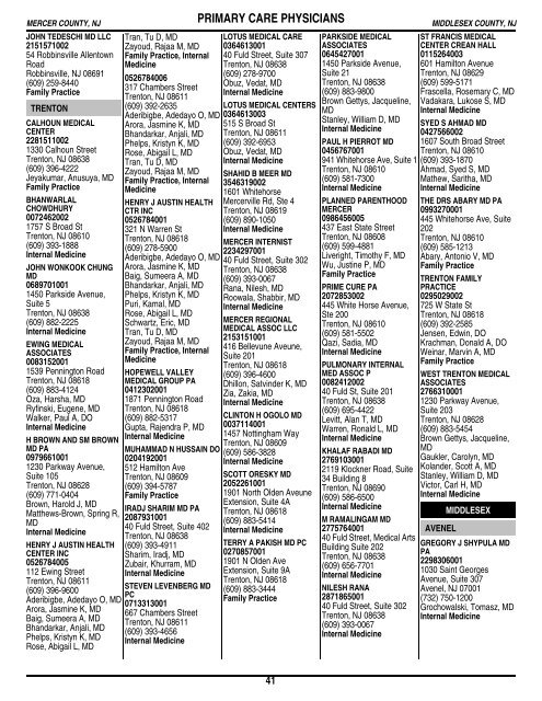 Table of Contents - Amerihealth Medicare