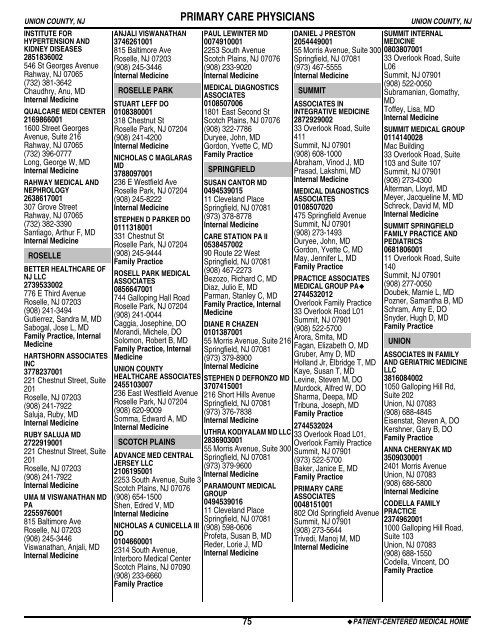 Table of Contents - Amerihealth Medicare