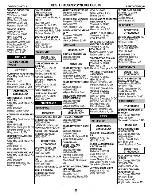 Table of Contents - Amerihealth Medicare