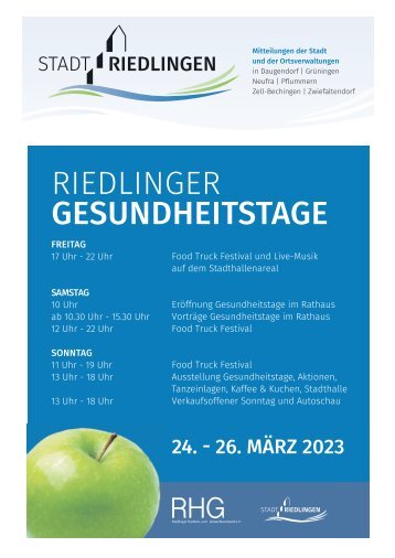 21.03.2023 Amtliches Mitteilungsblatt Riedlingen