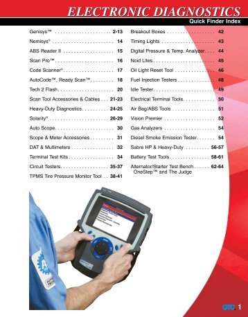 ELECTRONIC DIAGNOSTICS - OTC