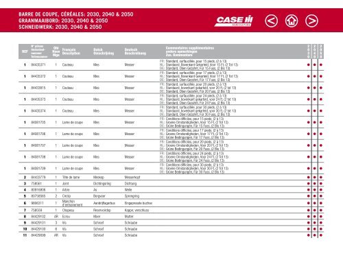 CASE IH Mähdrescher Katalog