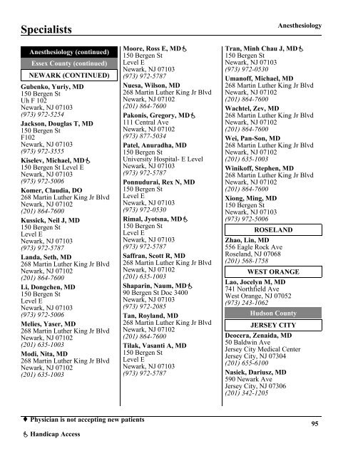 Primary Care Physicians - AmeriChoice