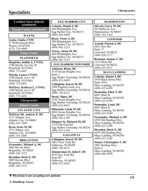 Primary Care Physicians - AmeriChoice